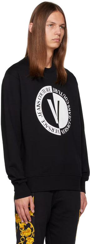 Black V-Emblem Sweatshirt