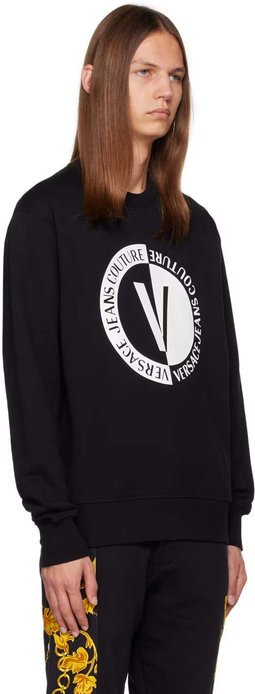 Black V-Emblem Sweatshirt