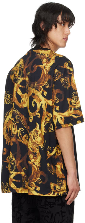 Black Watercolour Couture T-Shirt