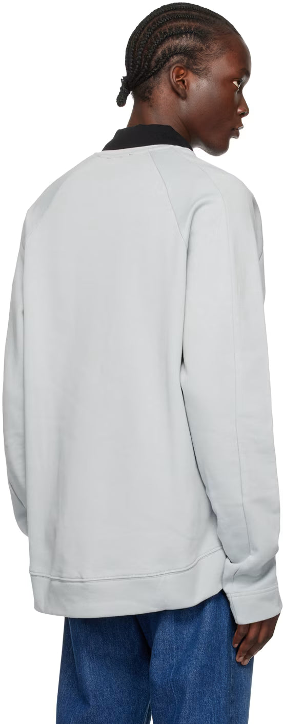 Blue Appliqué Sweatshirt