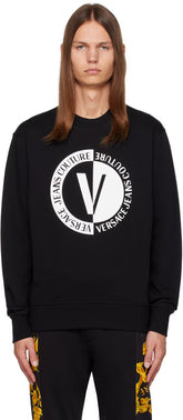Black V-Emblem Sweatshirt
