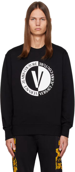 Black V-Emblem Sweatshirt