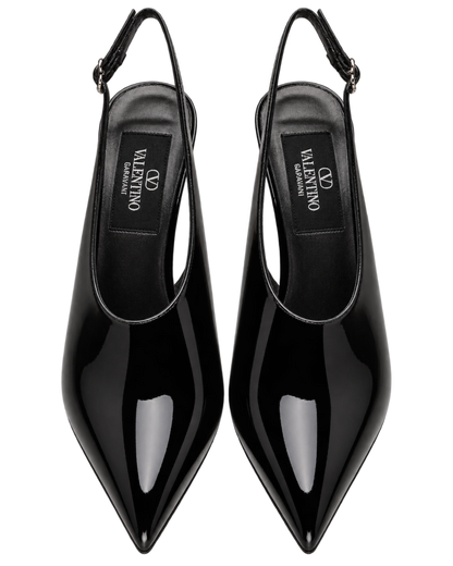 Valentino Garavani Black Sling Pump
