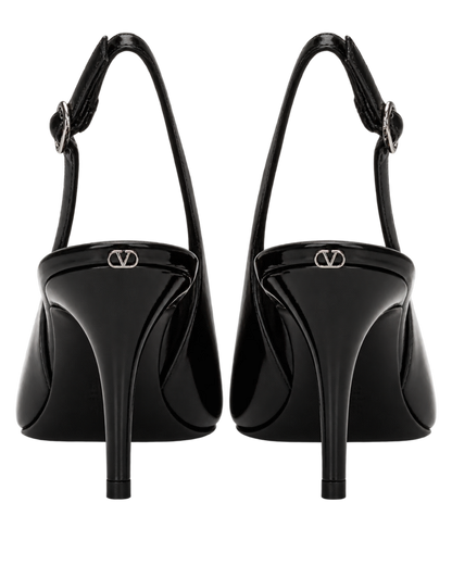 Valentino Garavani Black Sling Pump