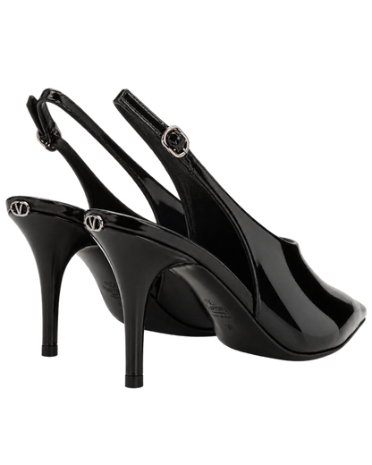 Valentino Garavani Black Sling Pump