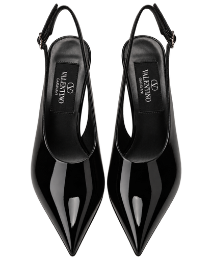 Valentino Garavani Black Sling Pump