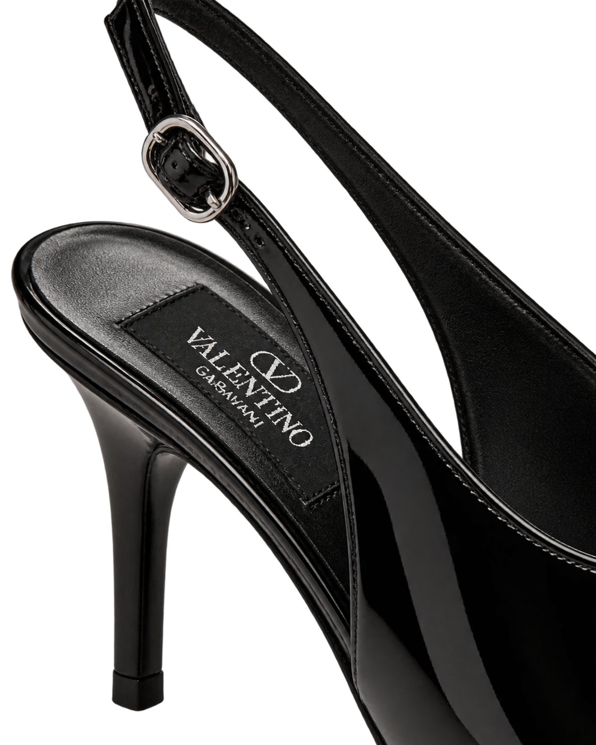Valentino Garavani Black Sling Pump