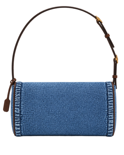 Valentino Garavani Devain Small Denim Shoulder Bag