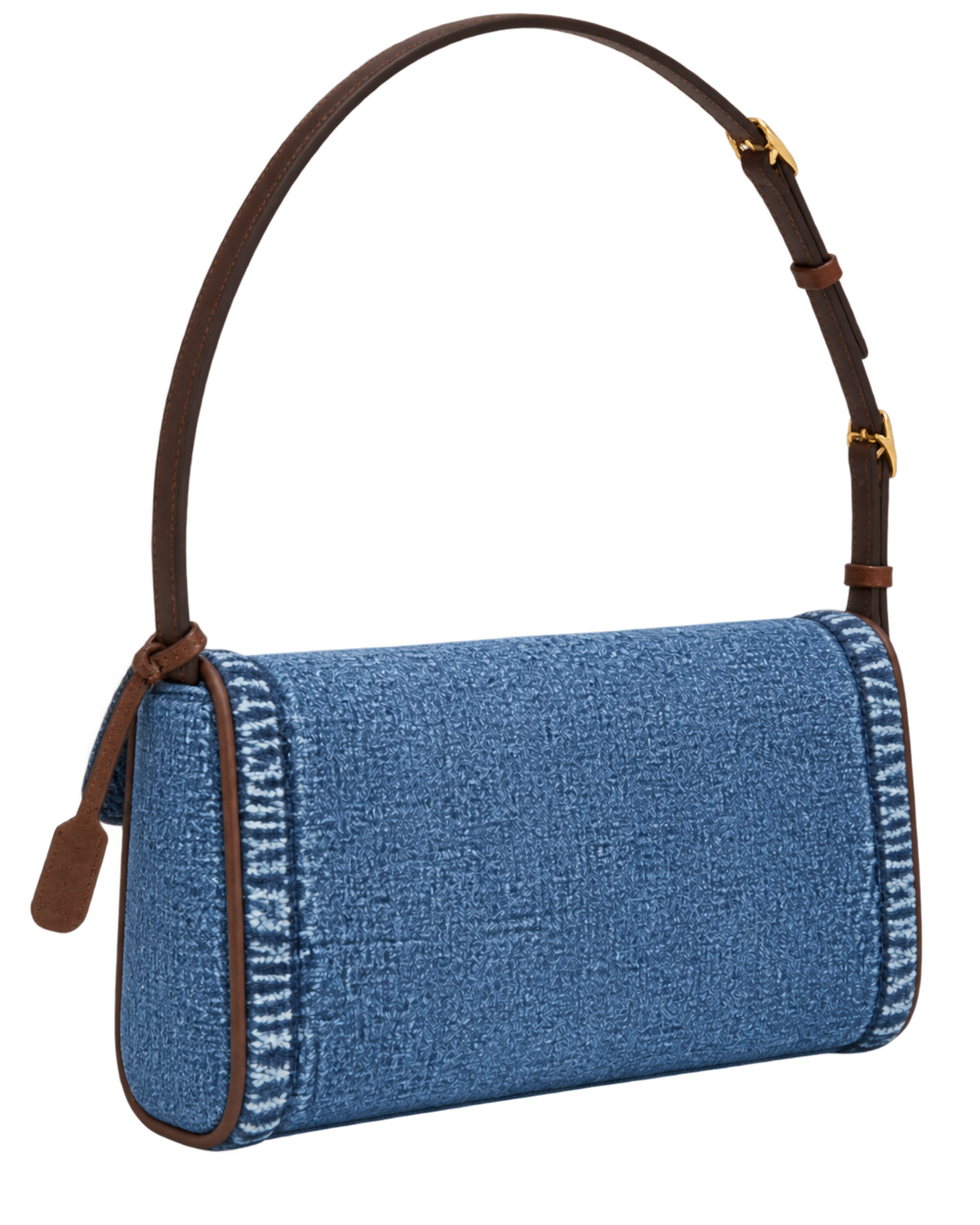 Valentino Garavani Devain Small Denim Shoulder Bag