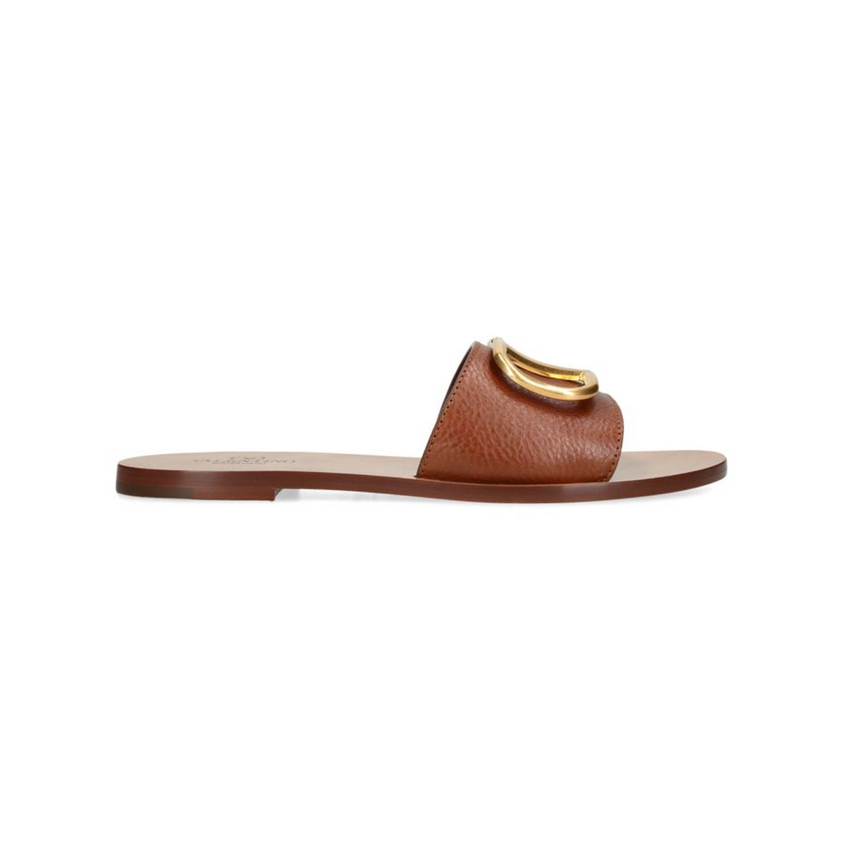 Valentino Garavani  Leather Vlogo Slides