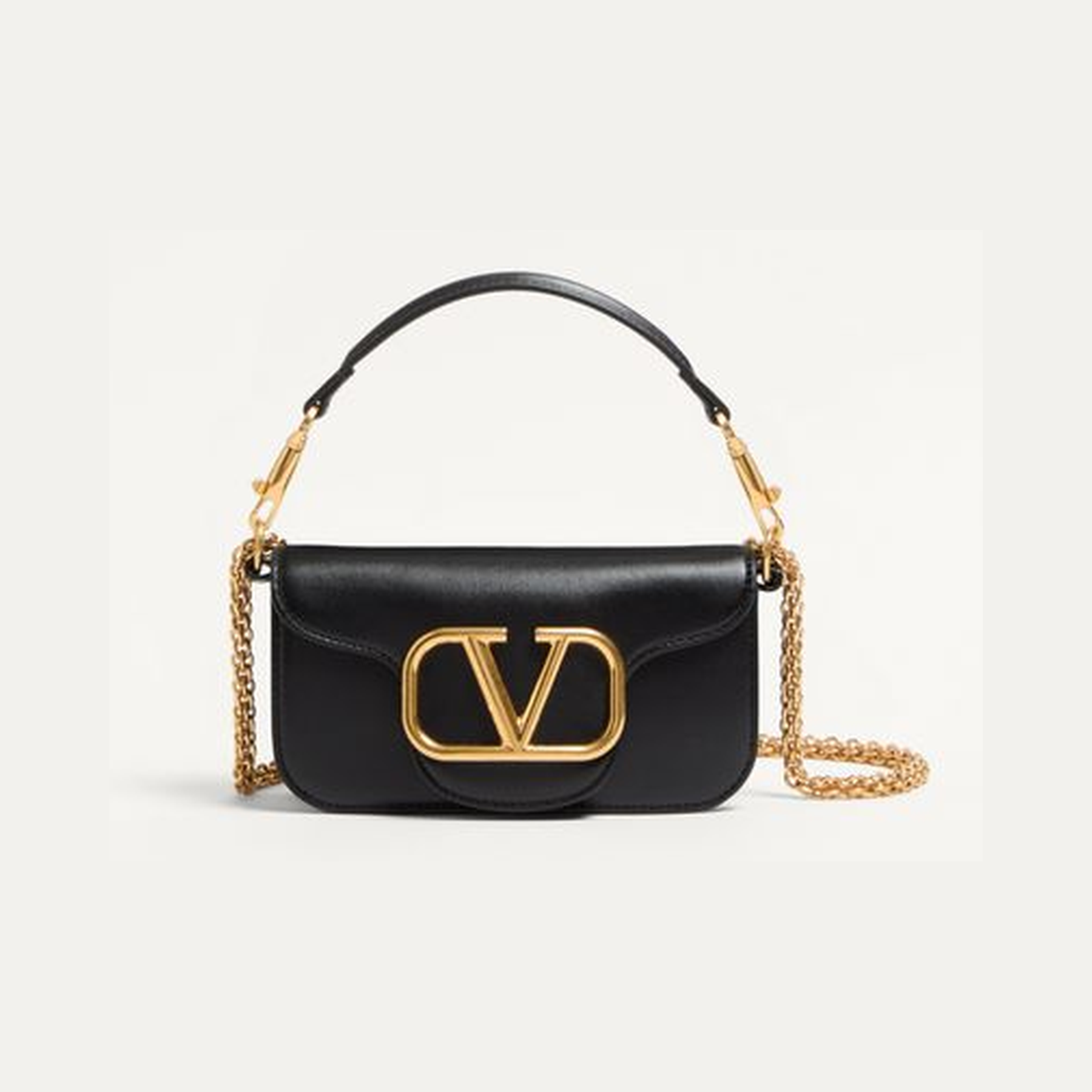 Valentino Garavani Locò Small Shoulder Bag In Calfskin