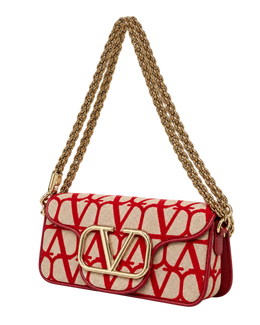 Valentino Garavani Monogram logo-plaque shoulder bag
