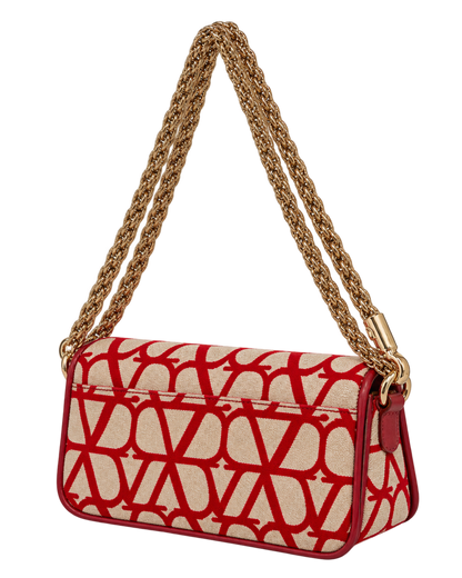 Valentino Garavani Monogram logo-plaque shoulder bag