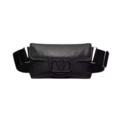 Valentino Garavani Noir Shoulder Bag in Nappa Leather