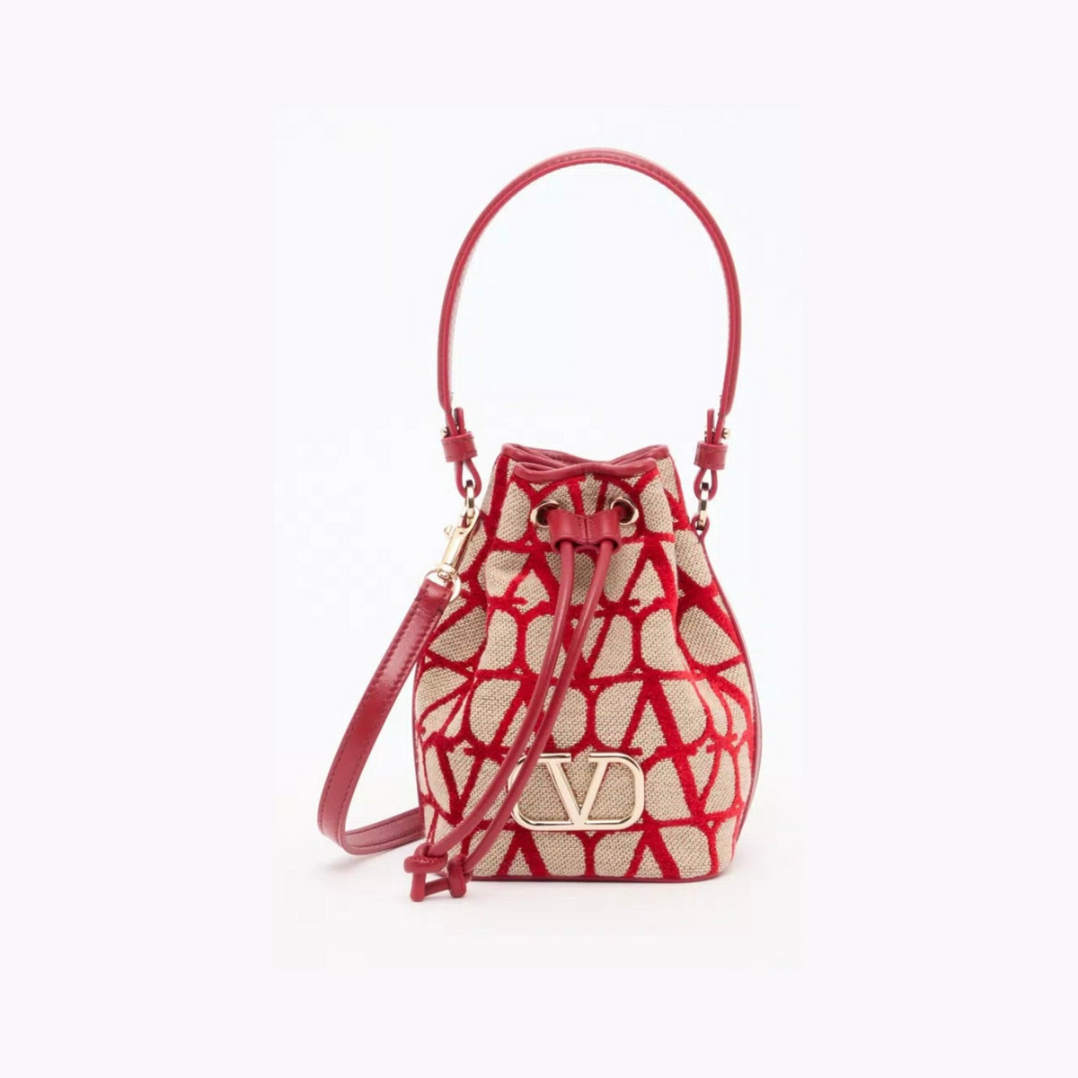 Valentino Mini Vlogo Signature Bucket Bag