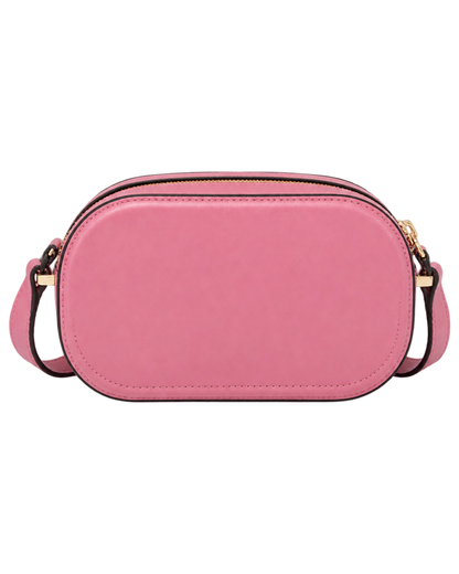 Valentino Pink Leather Logo Go Crossbody Bag