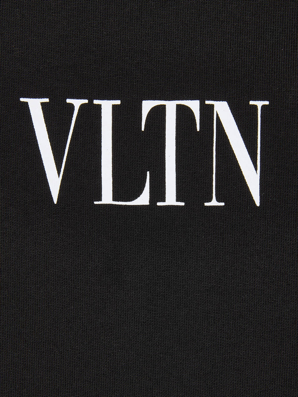 Valentino Small VLTN Logo T-Shirt in Black