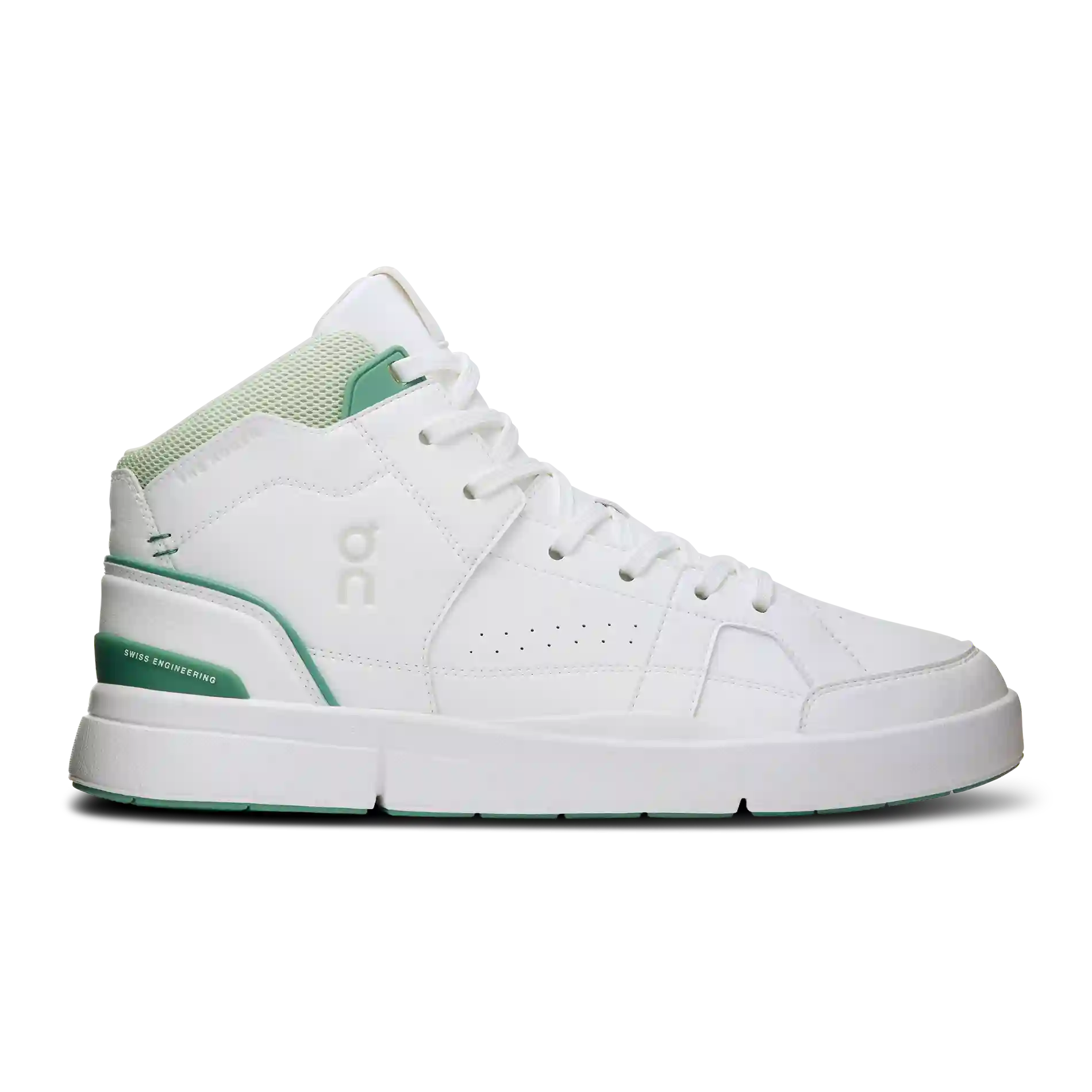 THE ROGER Clubhouse Mid White Green On Running