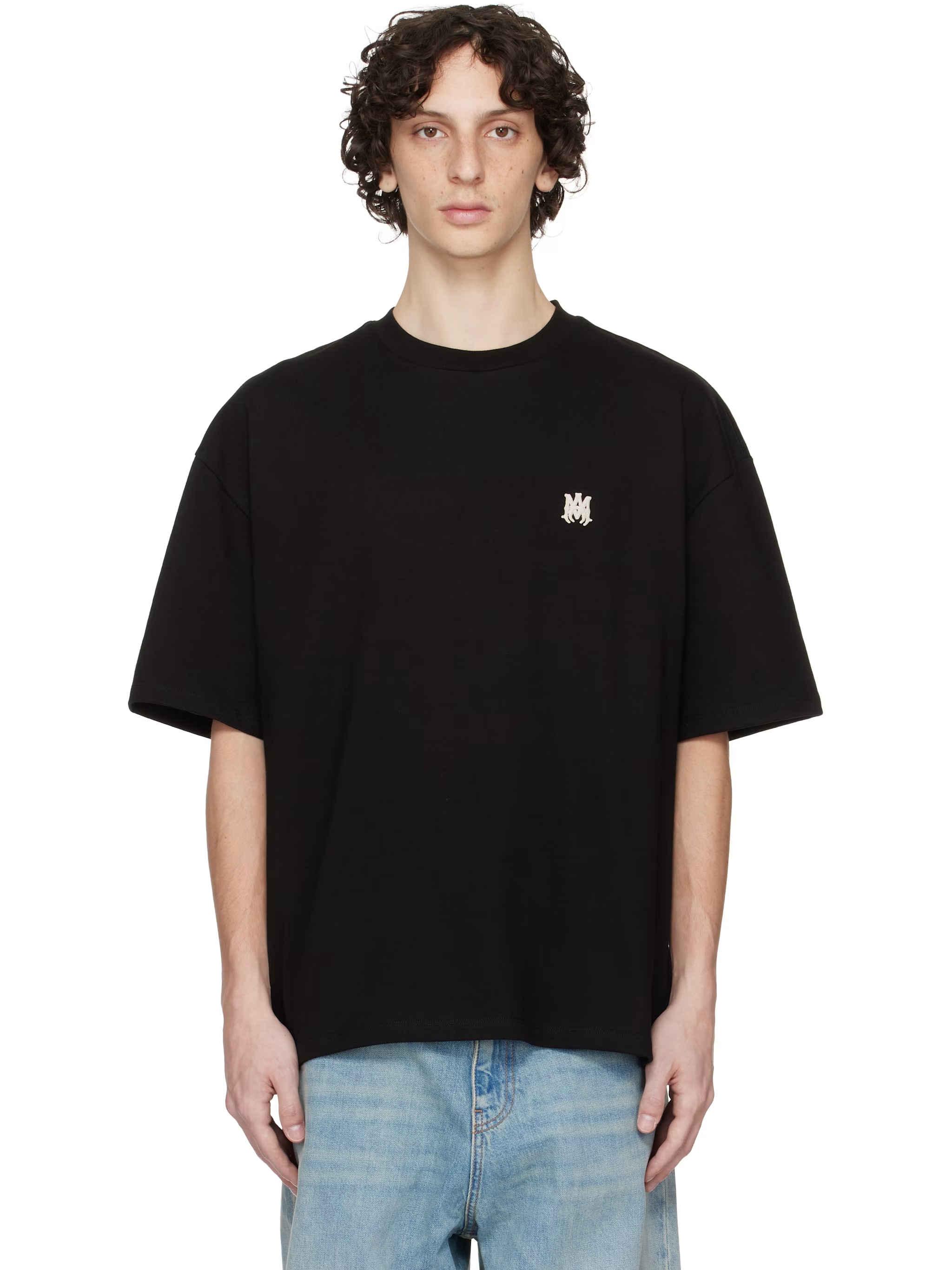 Amiri MA Logo Skater T-Shirt in Black