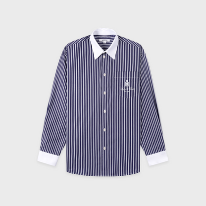 Vendome Oversized Shirt - Blue Striped