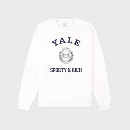 Veritas Soft Crewneck - White/Navy