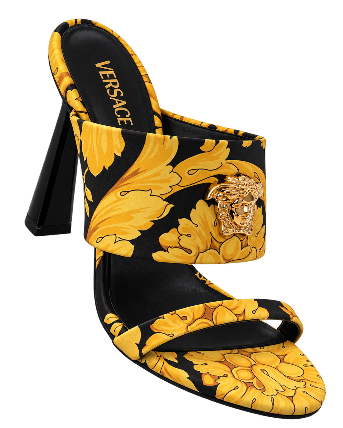 Versace Barocco Print Medusa Head Heeled