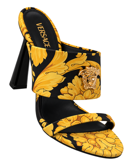 Versace Barocco Print Medusa Head Heeled
