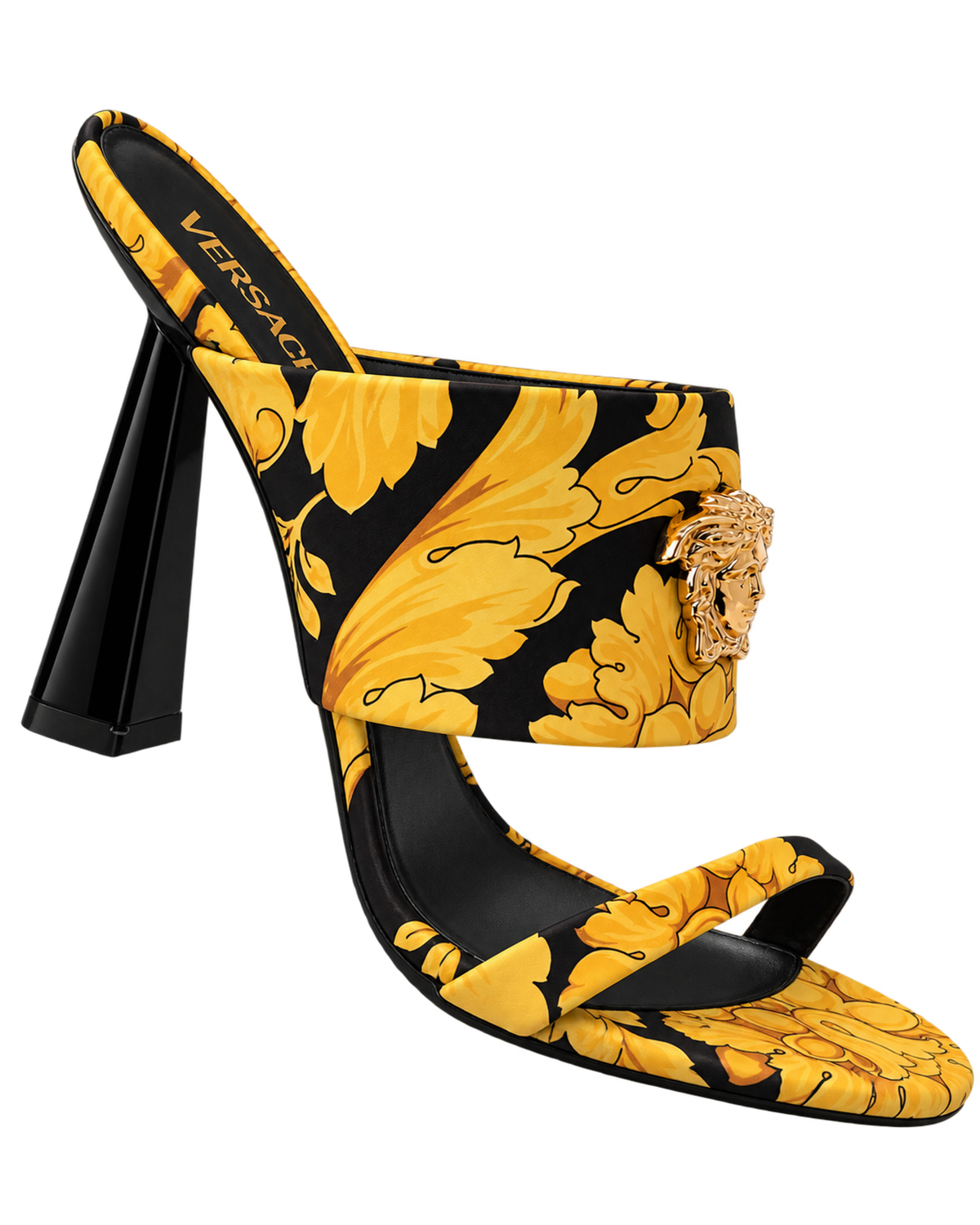 Versace Barocco Print Medusa Head Heeled