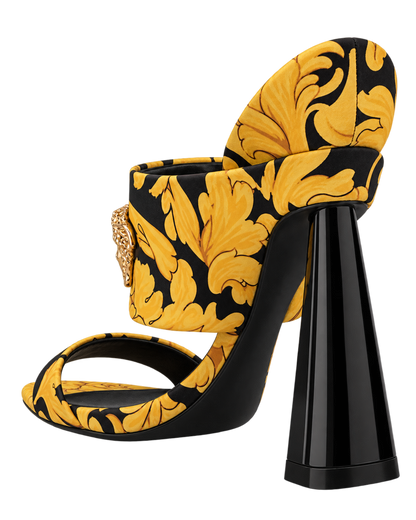 Versace Barocco Print Medusa Head Heeled