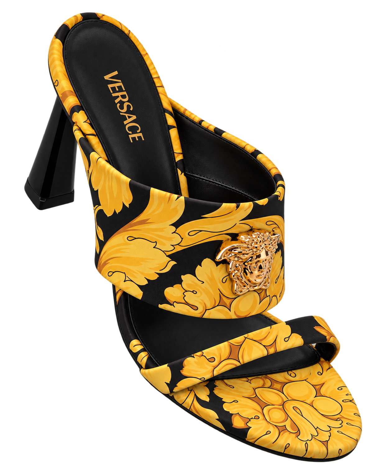 Versace Barocco Print Medusa Head Heeled