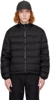 Versace Black Barocco Down Jacket