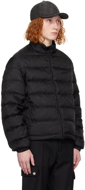 Versace Black Barocco Down Jacket