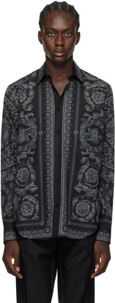 Versace Black Barocco Shirt