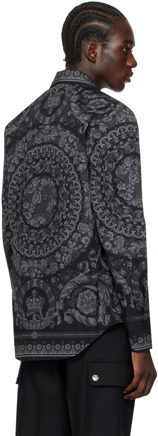 Versace Black Barocco Shirt