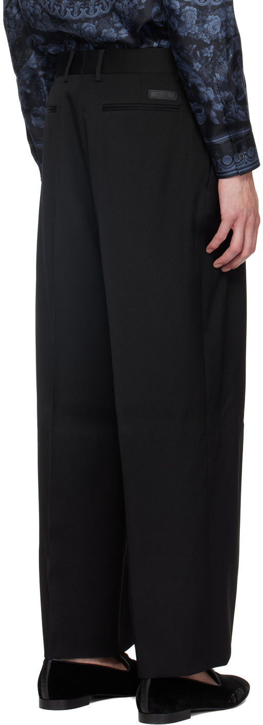 Versace Black Formal Trousers