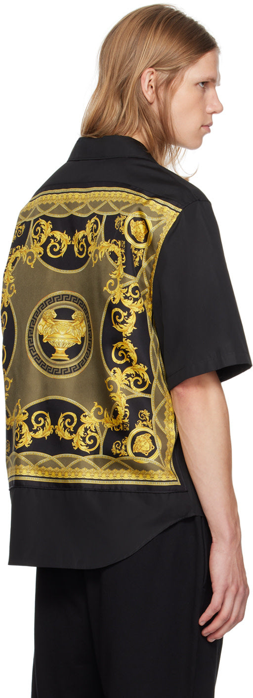 Versace Black 'La Coupe Des Dieux' Shirt