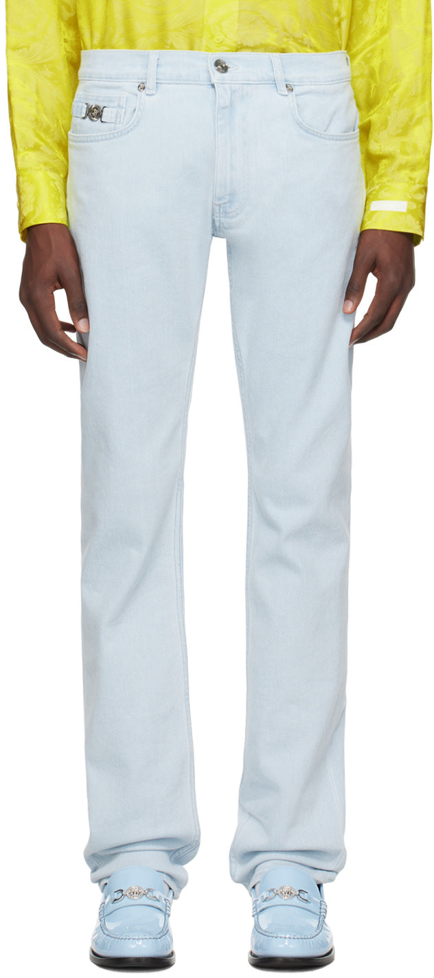 Versace Blue Slim-Fit Jeans