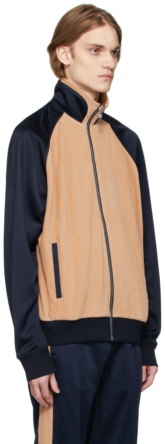Versace Navy & Beige Logo Sweatshirt