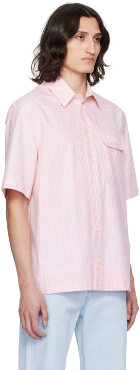 Versace Pink Contrasto Shirt
