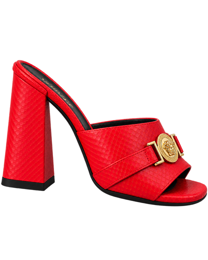 Versace Red Medusa Heels