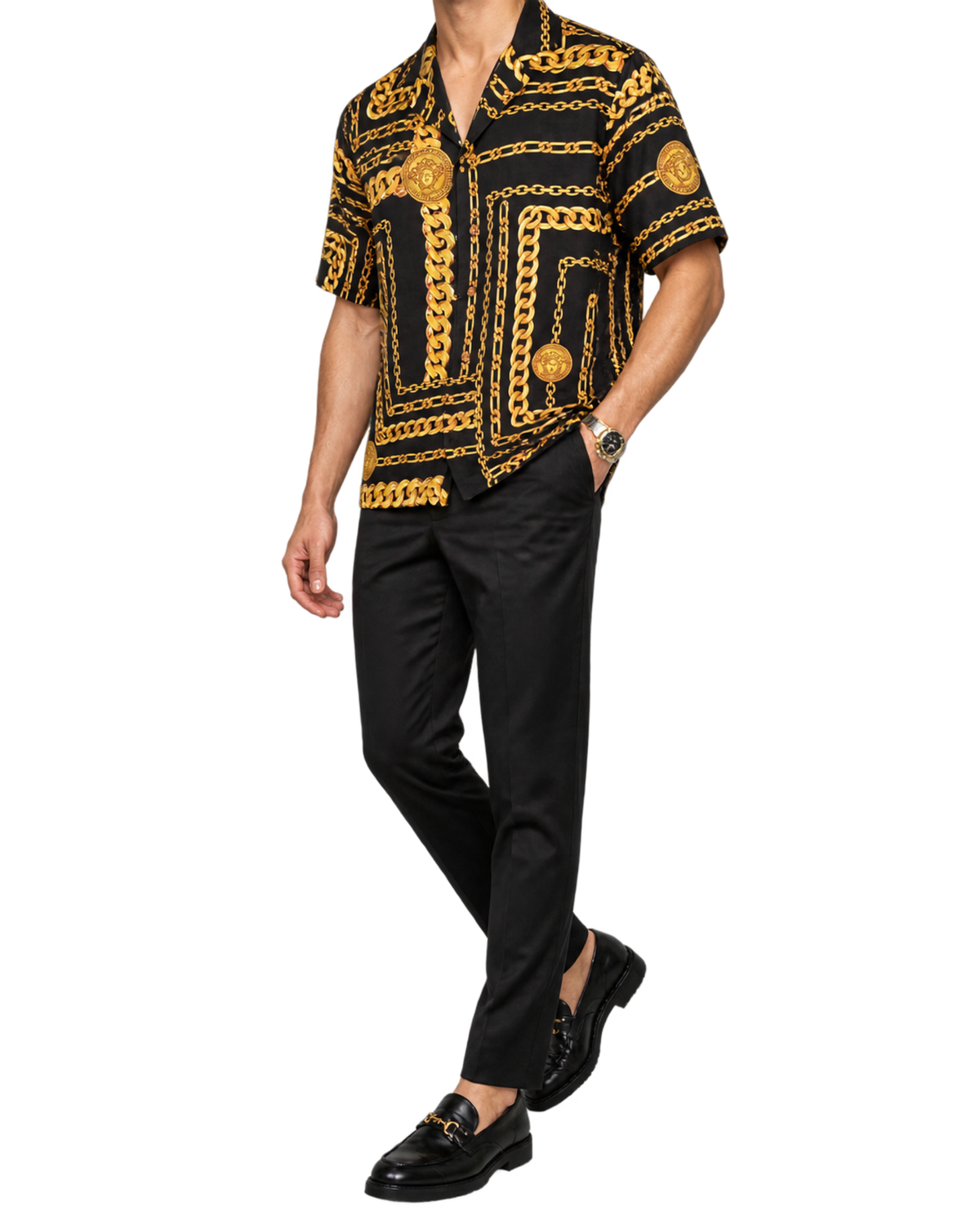 Versace silk shirt
