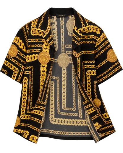 Versace silk shirt