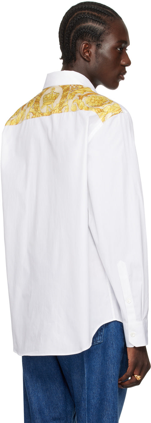 Versace White Barocco Shirt