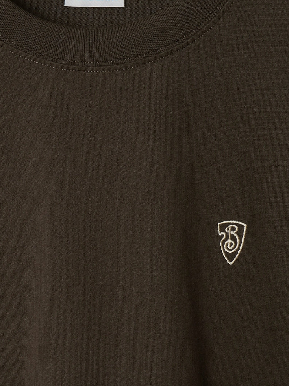 Burberry Embroidered Shield Brown T-Shirt