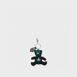 Viv Teddy Bear Metal Keyring