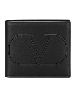 VLogo Signature XL calfskin leather wallet