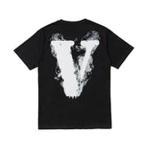 Vlone Pop Smoke Angel Tshirt Black