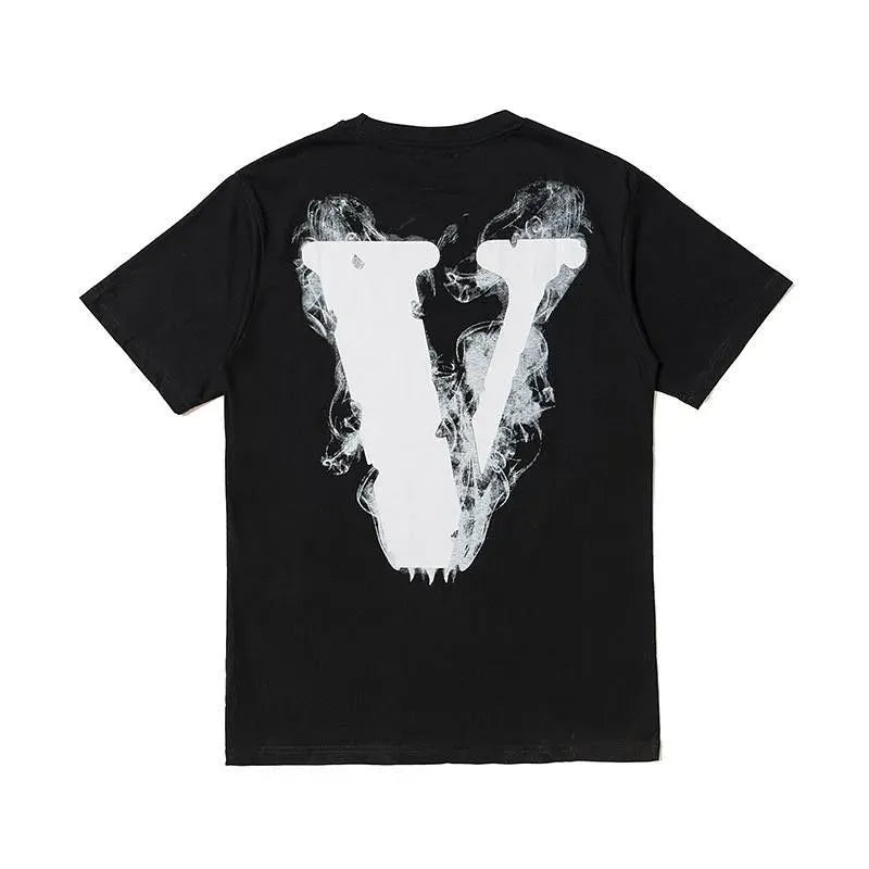 Vlone Pop Smoke Angel Tshirt Black