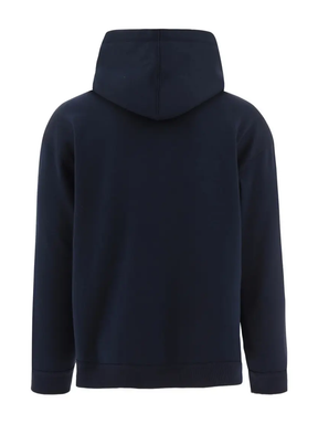 Valentino Embroidered VLTN Hoodie in Marine Blue