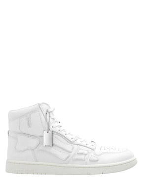 Amiri Skeleton Top High Top White Sneakers